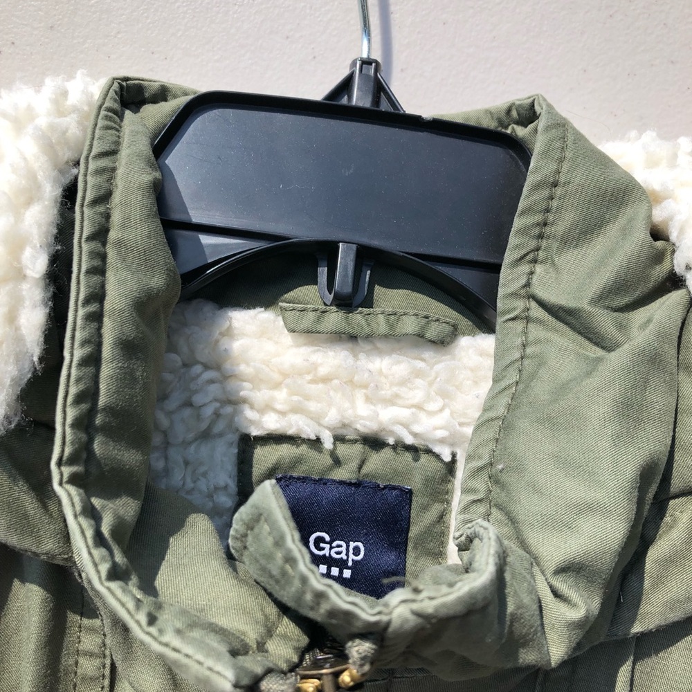 Gap Coat With Shearling Lining - image 3